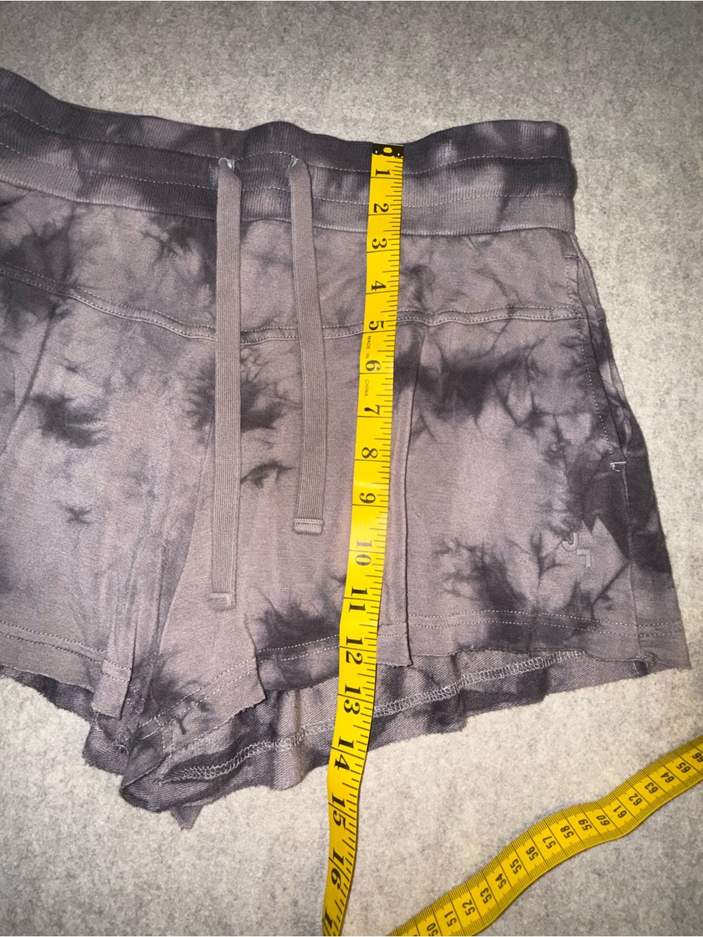 JoyLab Tie-Dye Athletic Lounge Shorts - Gray - Picture 5 of 7